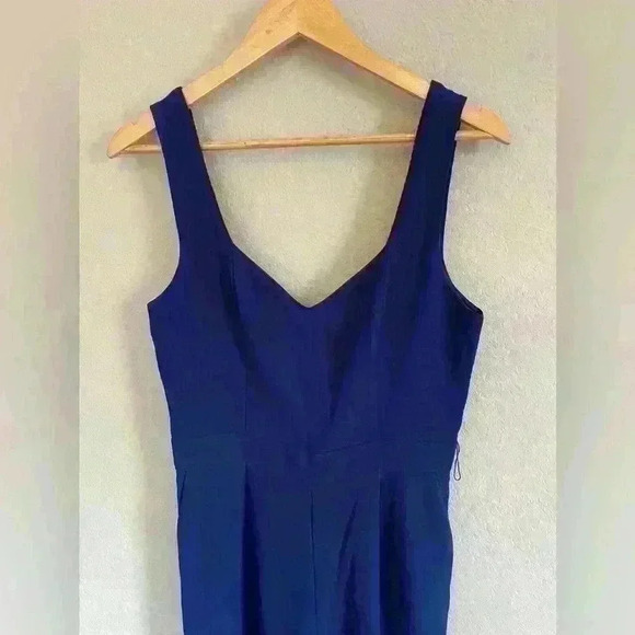 Anthropologie The Essential Jumpsuit Blue Size 2 - Picture 5 of 10